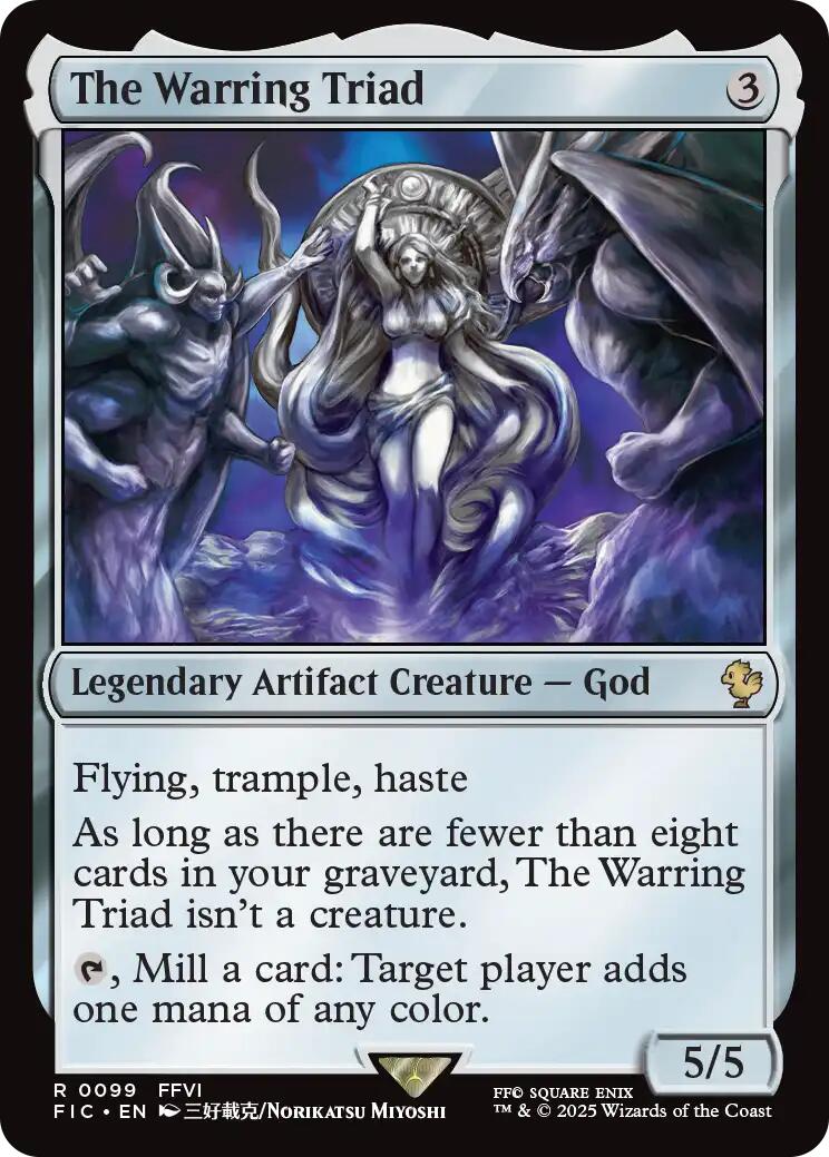 The Warring Triad (Surge Foil) [FINAL FANTASY Commander] | Exor Games Summserside