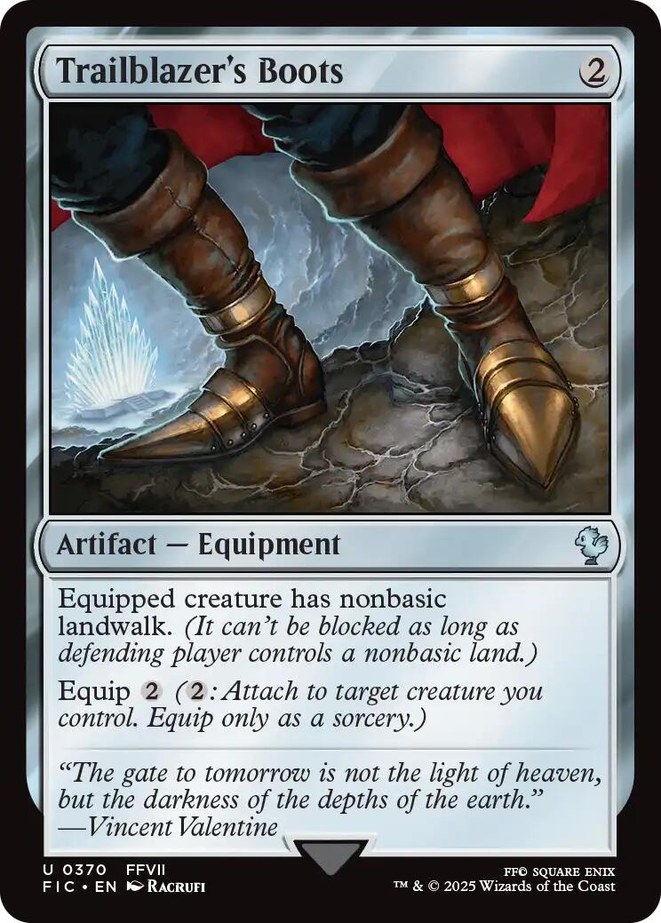 Trailblazer's Boots (Surge Foil) [FINAL FANTASY Commander] | Exor Games Summserside
