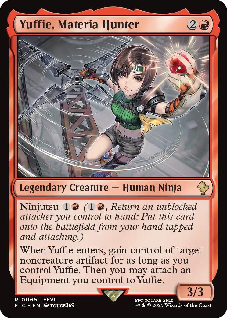 Yuffie, Materia Hunter (Surge Foil) [FINAL FANTASY Commander] | Exor Games Summserside