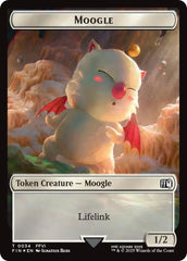 Moogle // Zombie Double-Sided Token (Surge Foil) [FINAL FANTASY Commander Tokens] | Exor Games Summserside