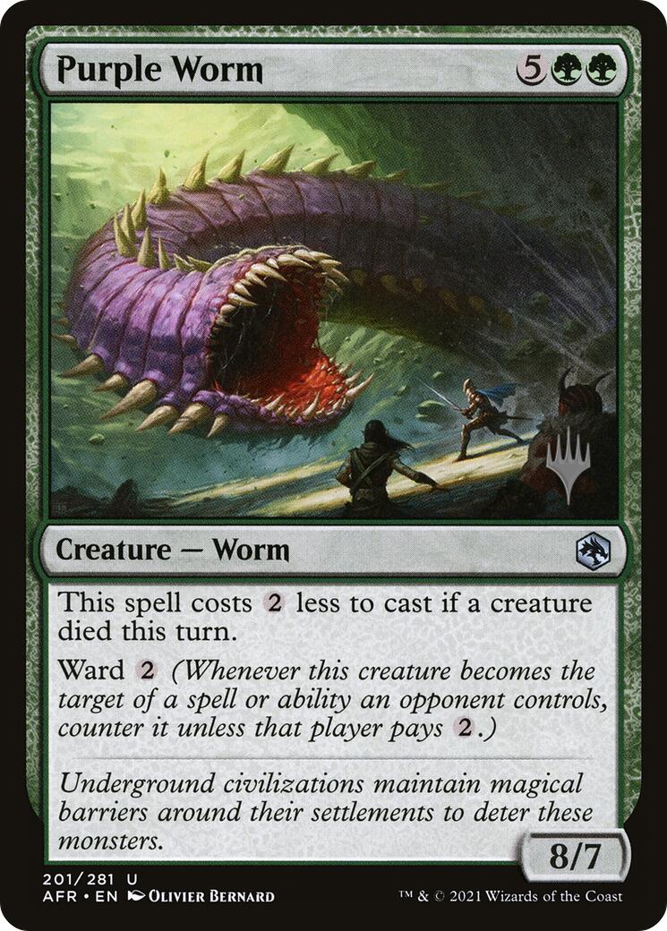 Purple Worm [Tarkir: Dragonstorm Promos] | Exor Games Summserside