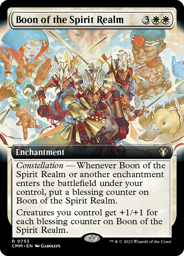 Boon of the Spirit Realm (Extended Art) [Commander Masters] | Exor Games Summserside