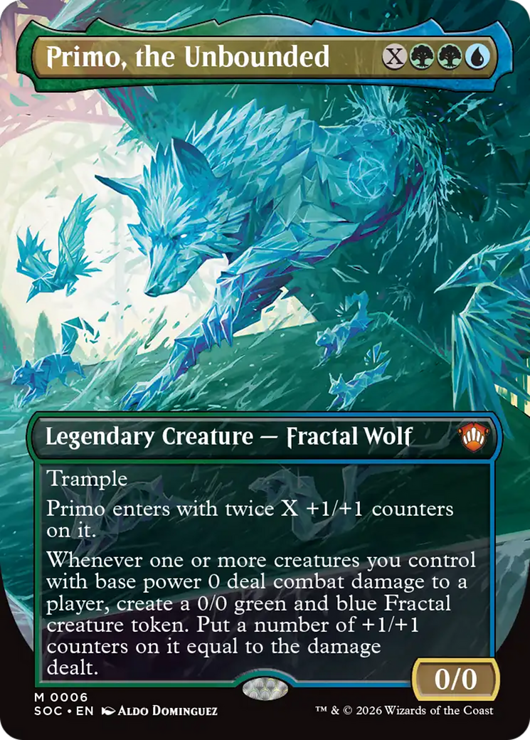 Primo, the Unbounded (Borderless) [Secrets of Strixhaven Commander] | Exor Games Summserside