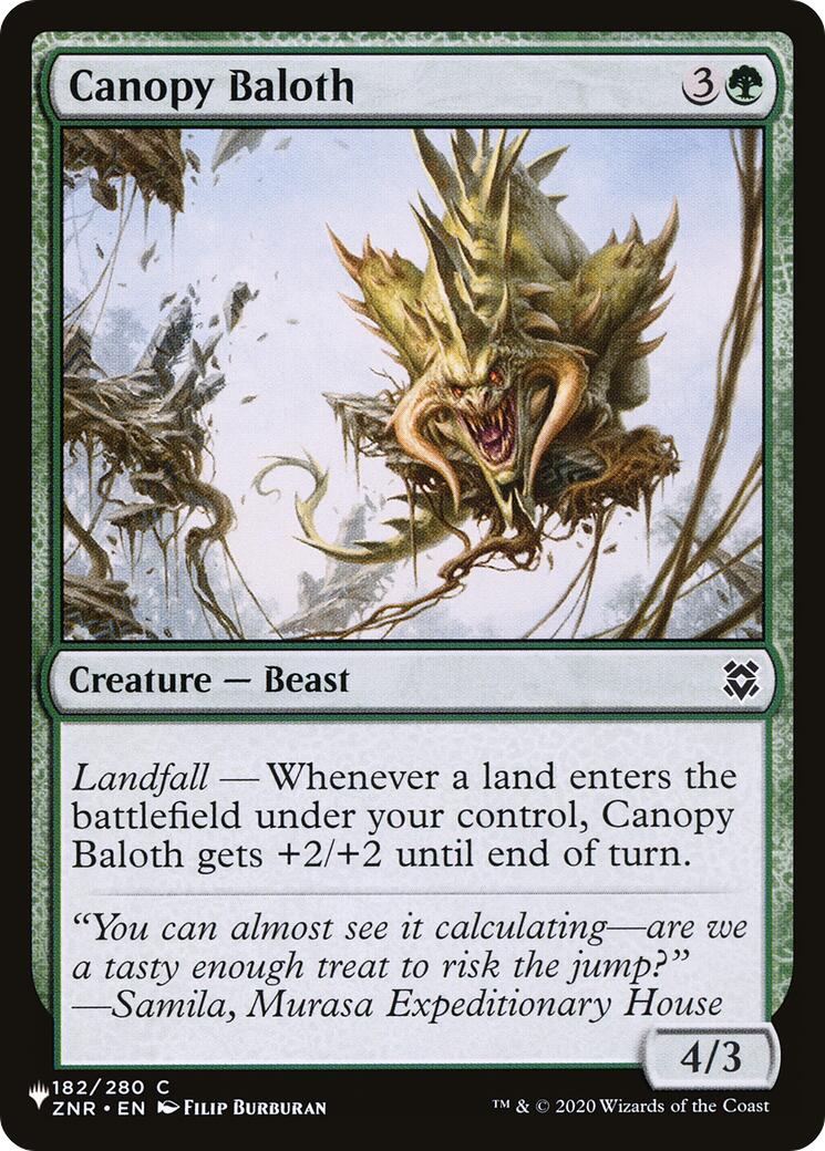 Canopy Baloth [The List] | Exor Games Summserside