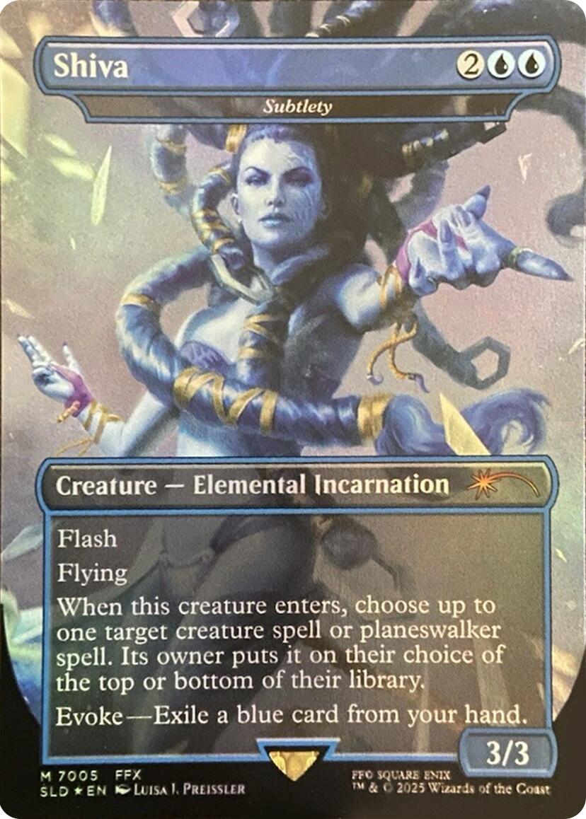 Shiva - Subtlety (Rainbow Foil) [Secret Lair Drop Series] | Exor Games Summserside