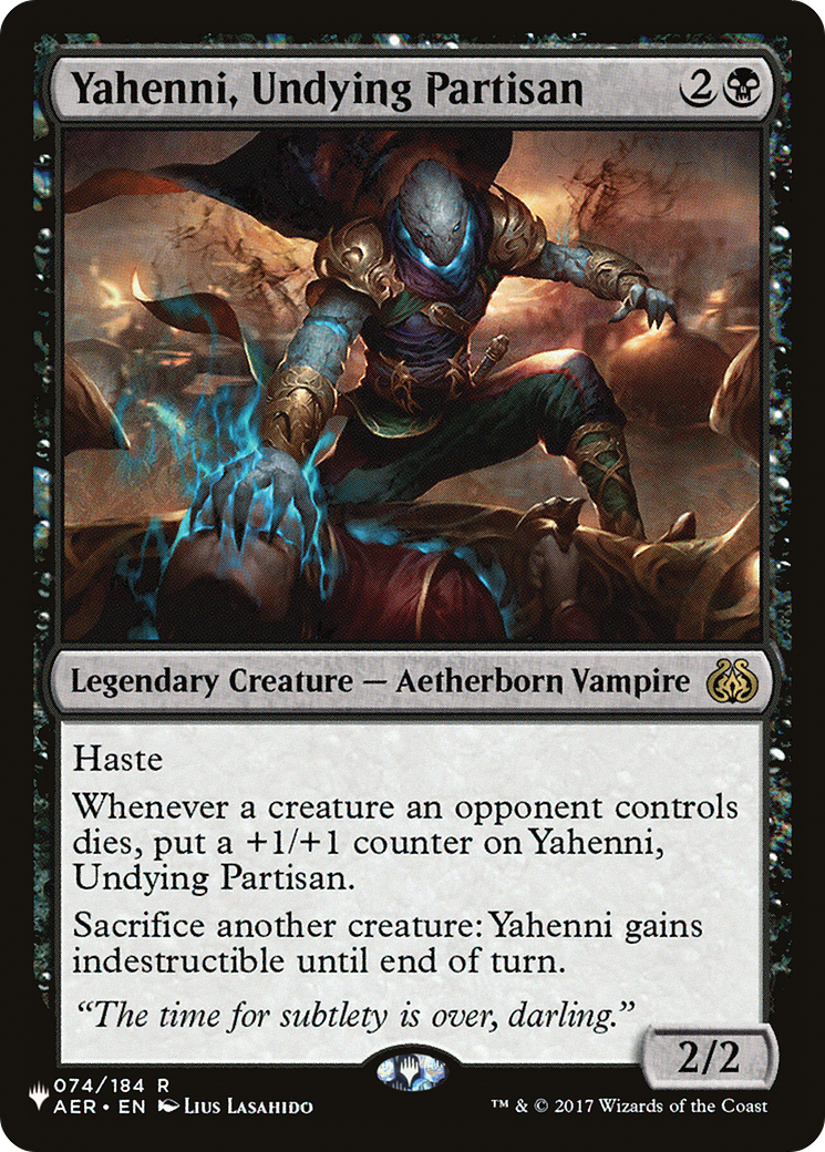 Yahenni, Undying Partisan [The List] | Exor Games Summserside