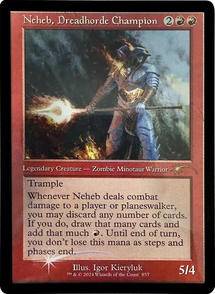 Neheb, Dreadhorde Champion (Retro Frame) [Secret Lair Drop Series] | Exor Games Summserside