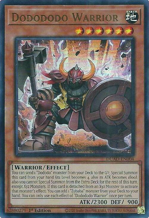 Dodododo Warrior [DUAD-EN004] Ultra Rare | Exor Games Summserside