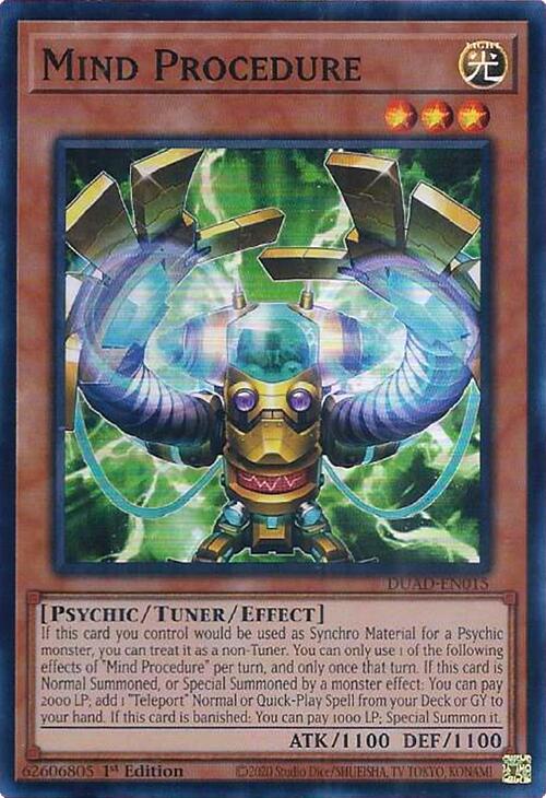 Mind Procedure [DUAD-EN015] Super Rare | Exor Games Summserside