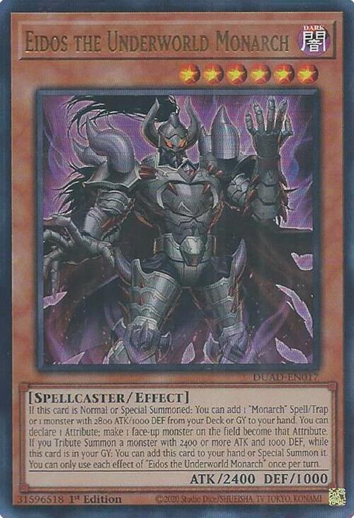 Eidos the Underworld Monarch [DUAD-EN017] Ultra Rare | Exor Games Summserside