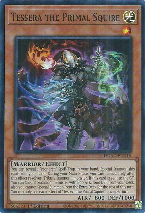 Tessera the Primal Squire [DUAD-EN018] Super Rare | Exor Games Summserside