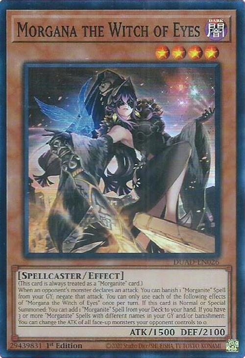 Morgana the Witch of Eyes [DUAD-EN026] Super Rare | Exor Games Summserside