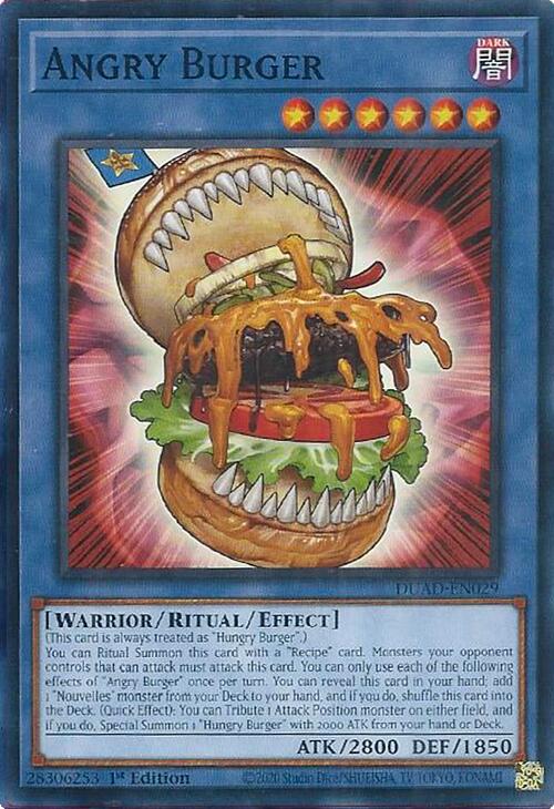Angry Burger [DUAD-EN029] Common | Exor Games Summserside