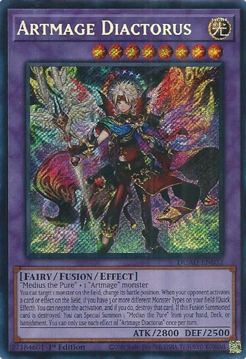 Artmage Diactorus [DUAD-EN032] Secret Rare | Exor Games Summserside