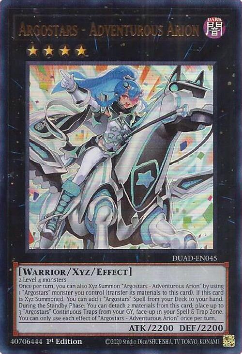 Argostars - Adventurous Arion [DUAD-EN045] Ultra Rare | Exor Games Summserside