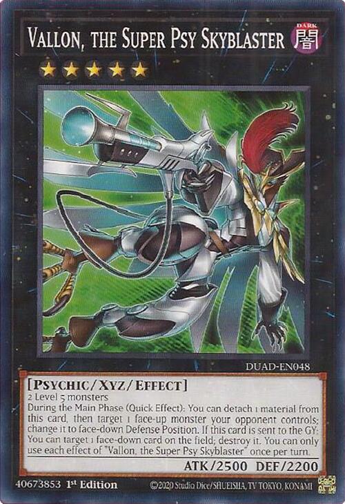 Vallon, the Super Psy Skyblaster [DUAD-EN048] Common | Exor Games Summserside