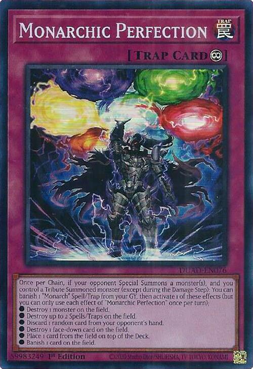 Monarchic Perfection [DUAD-EN076] Super Rare | Exor Games Summserside