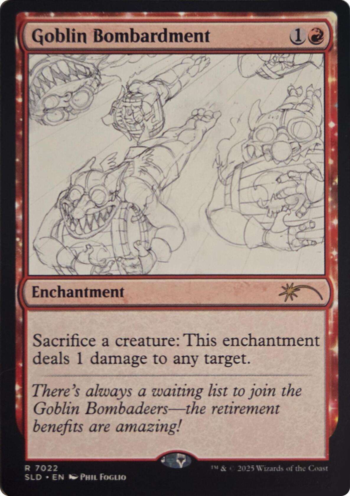 Goblin Bombardment (7022) [Secret Lair Drop Series] | Exor Games Summserside