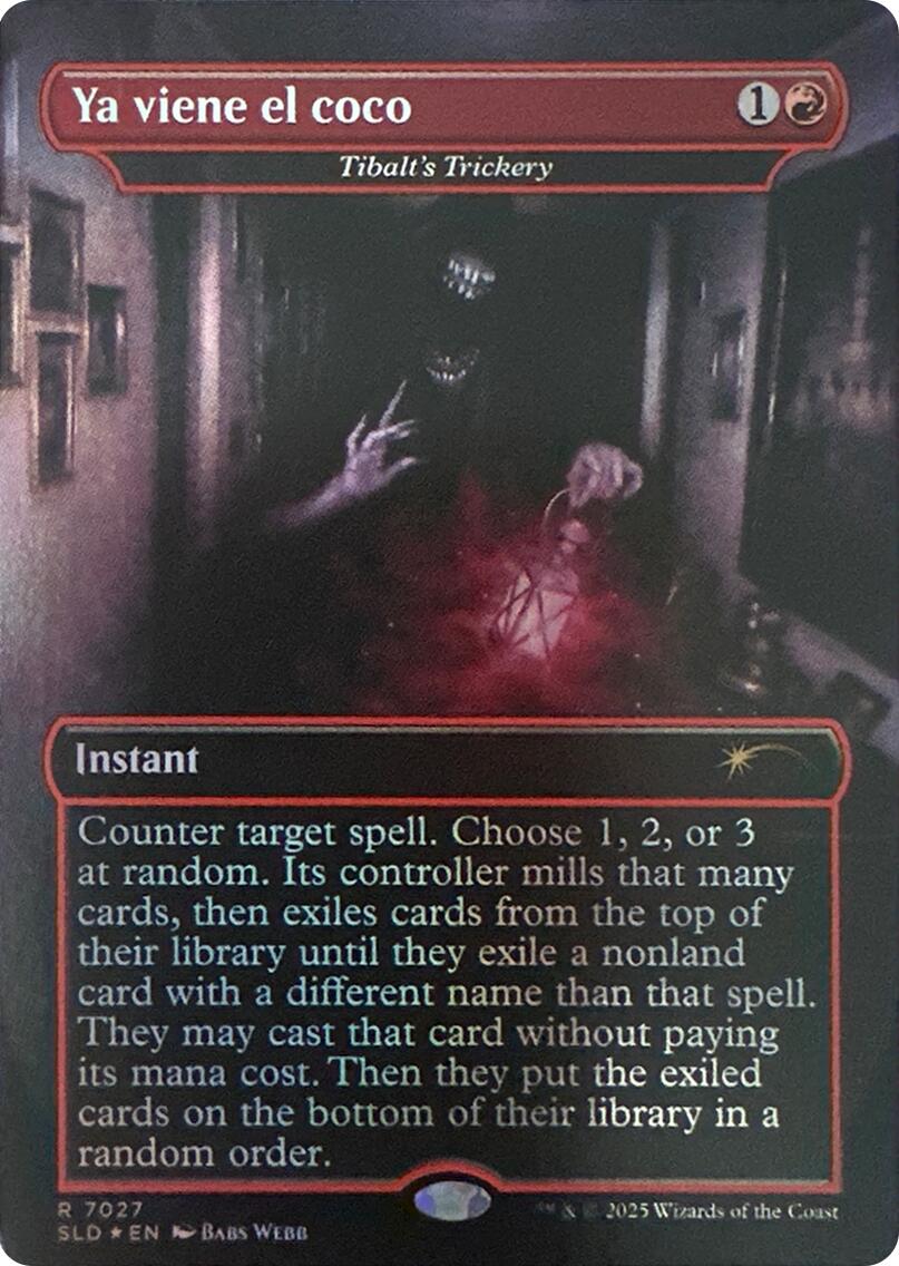 Ya viene el coco - Tibalt's Trickery (Rainbow Foil) [Secret Lair Drop Series] | Exor Games Summserside
