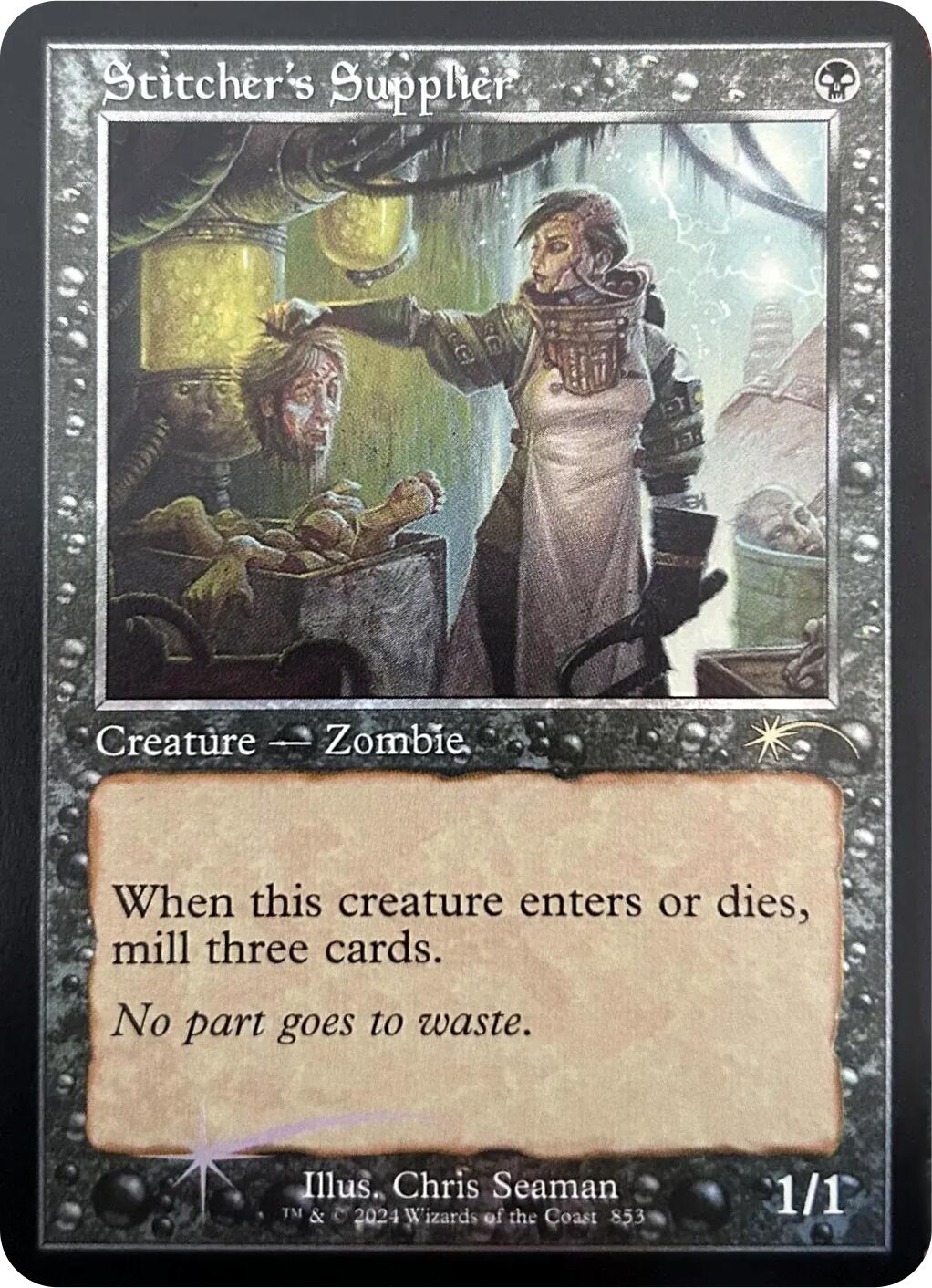 Stitcher's Supplier (Retro Frame) [Secret Lair Drop Series] | Exor Games Summserside