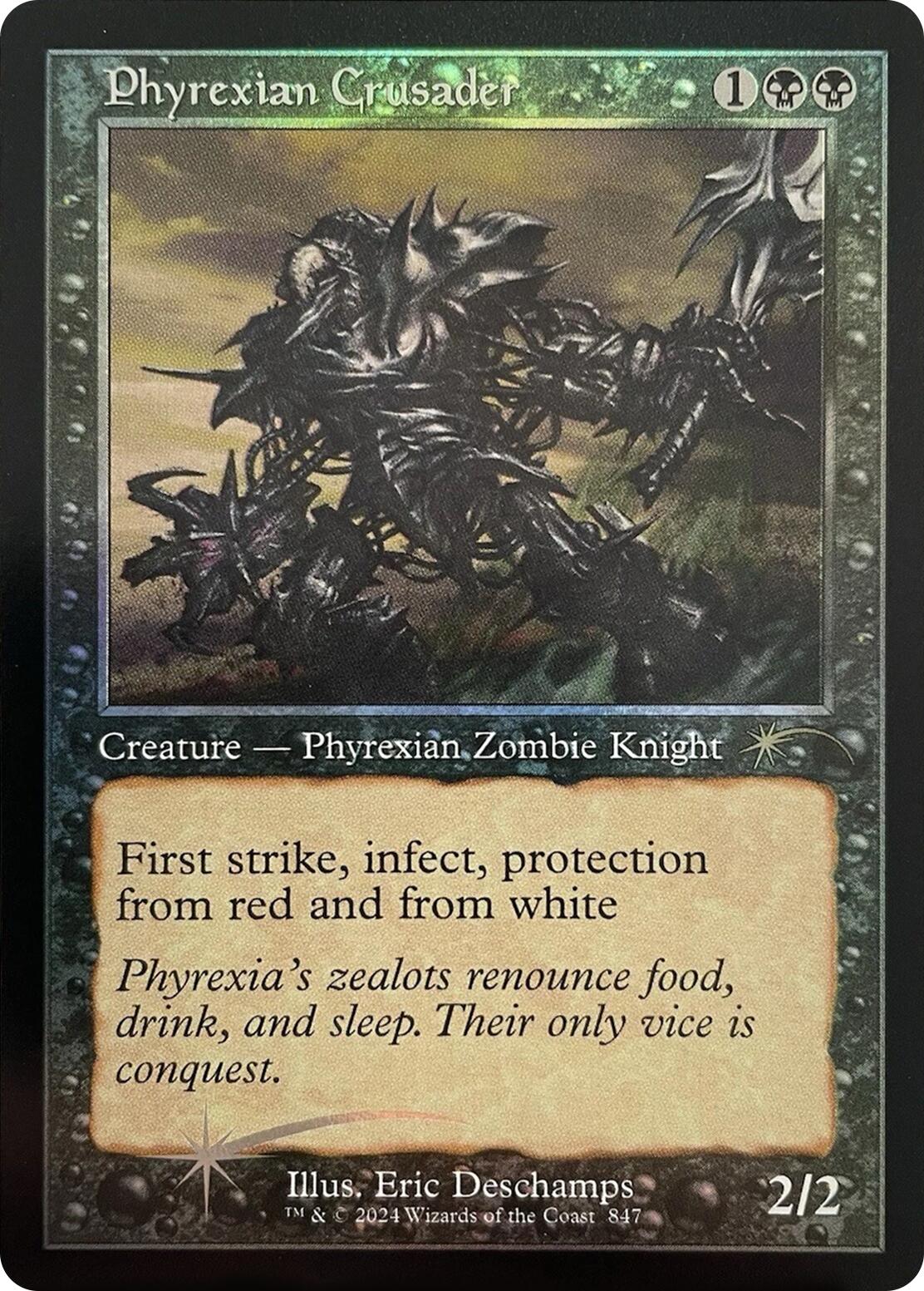 Phyrexian Crusader (Retro Frame) [Secret Lair Drop Series] | Exor Games Summserside