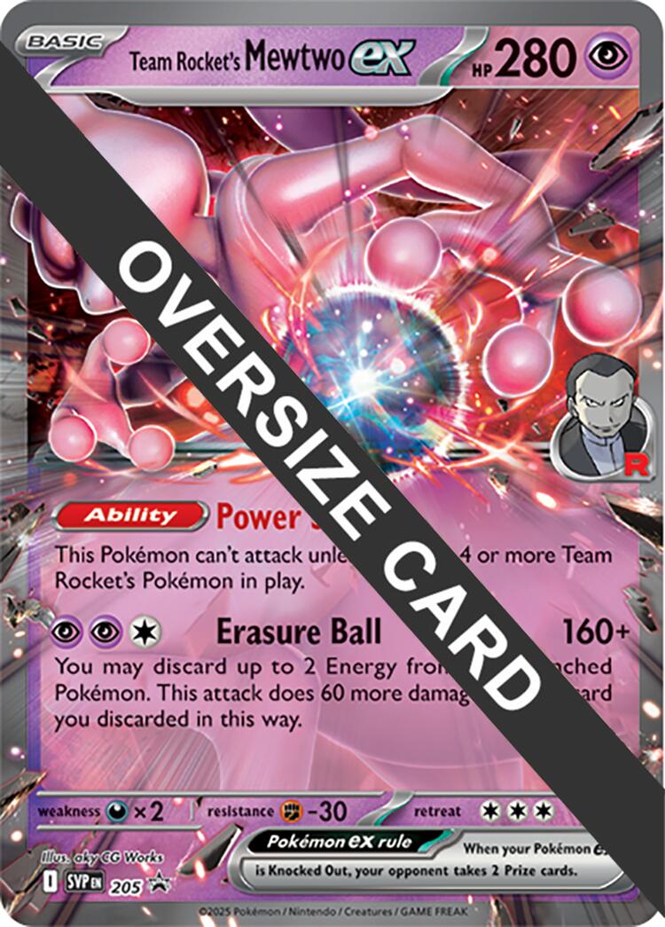 Team Rocket's Mewtwo ex (205) (Jumbo Card) [Scarlet & Violet: Black Star Promos] | Exor Games Summserside