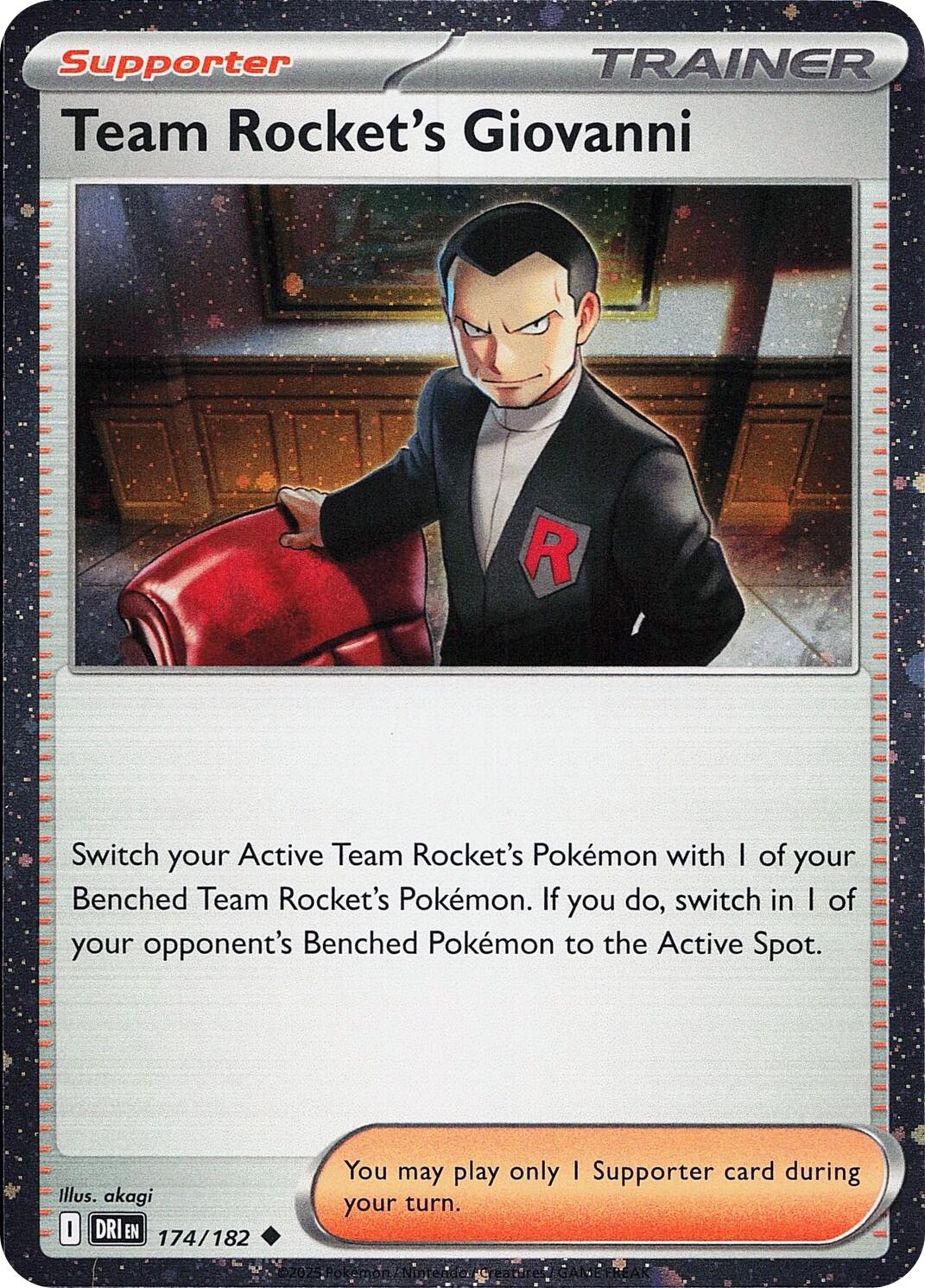 Team Rocket's Giovanni (174/182) (Cosmos Holo) [Miscellaneous Cards] | Exor Games Summserside