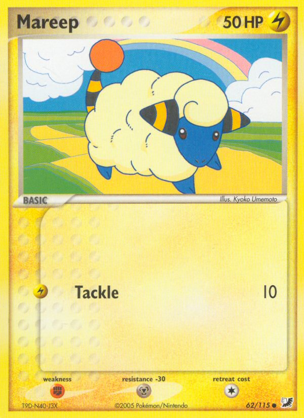 Mareep (62/115) [EX: Unseen Forces] | Exor Games Summserside