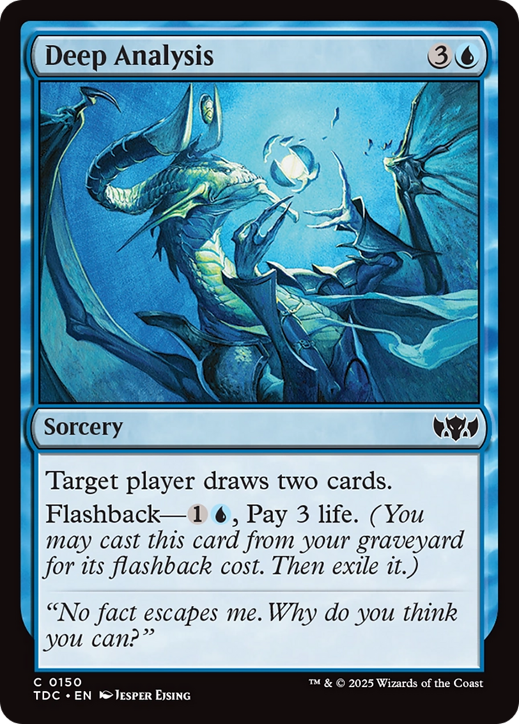 Deep Analysis [Tarkir: Dragonstorm Commander] | Exor Games Summserside
