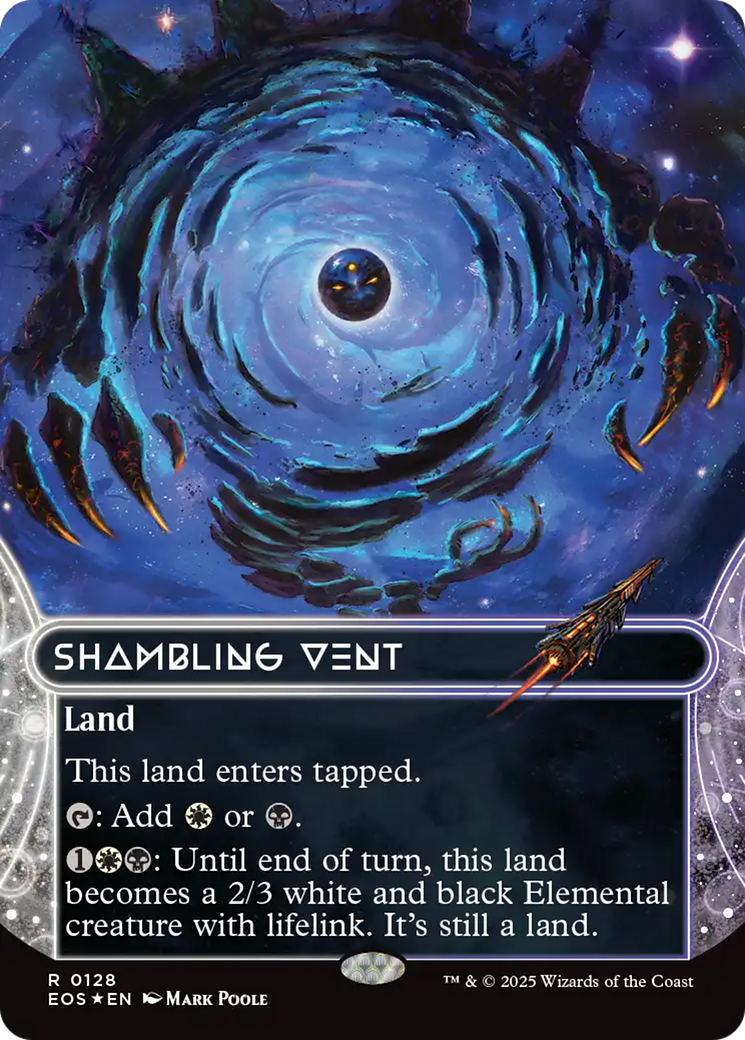 Shambling Vent (0128) (Borderless) (Galaxy Foil) [Edge of Eternities: Stellar Sights] | Exor Games Summserside