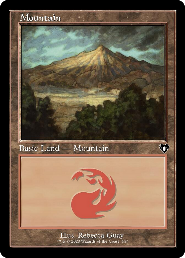 Mountain (447) (Retro) [Commander Masters] | Exor Games Summserside