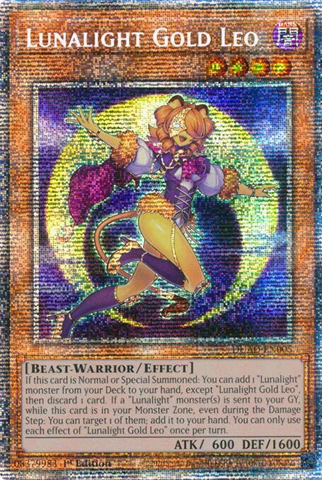 Lunalight Gold Leo (Starlight Rare) [DUAD-EN005] Starlight Rare | Exor Games Summserside