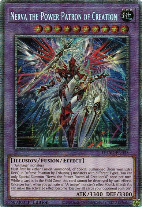 Nerva the Power Patron of Creation (Starlight Rare) [DUAD-EN033] Starlight Rare | Exor Games Summserside