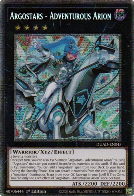 Argostars - Adventurous Arion (Starlight Rare) [DUAD-EN045] Starlight Rare | Exor Games Summserside