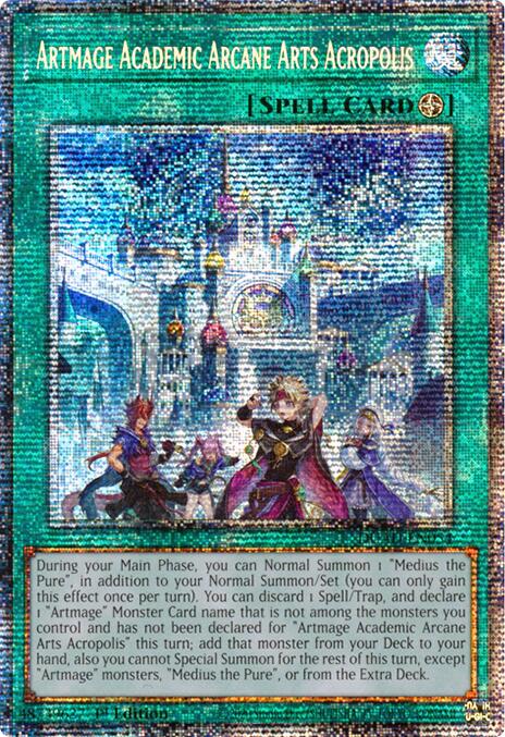 Artmage Academic Arcane Arts Acropolis (Starlight Rare) [DUAD-EN054] Starlight Rare | Exor Games Summserside