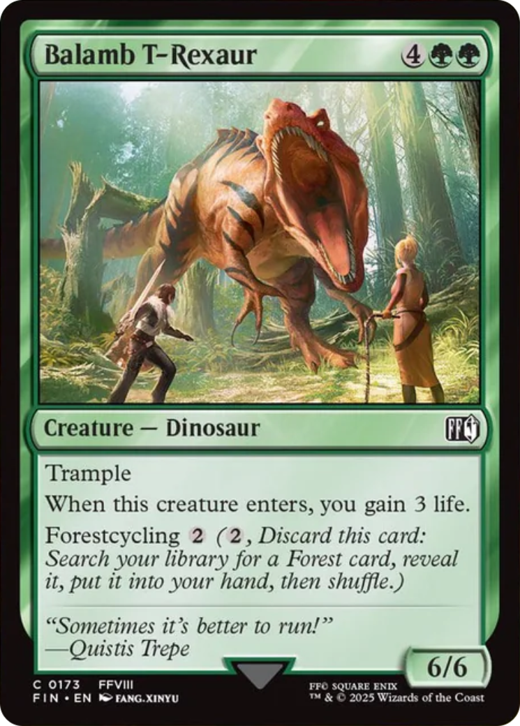 Balamb T-Rexaur [FINAL FANTASY] | Exor Games Summserside