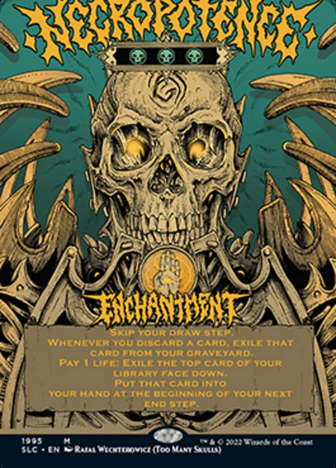 Necropotence (Borderless Alternate Art) [Secret Lair Countdown Kit] | Exor Games Summserside