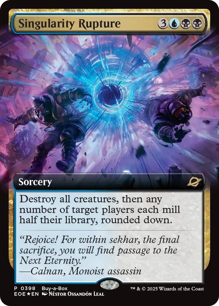 Singularity Rupture (Extended Art) (Buy-A-Box) [Edge of Eternities] | Exor Games Summserside