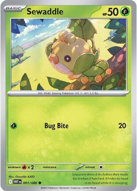Sewaddle (001/086) [Scarlet & Violet: White Flare] | Exor Games Summserside