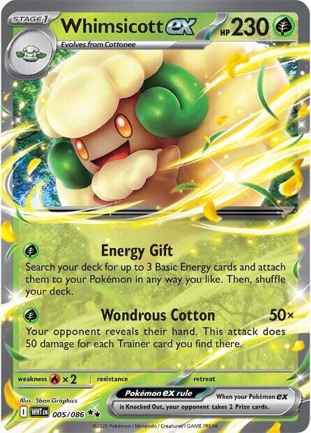 Whimsicott ex (005/086) [Scarlet & Violet: White Flare] | Exor Games Summserside