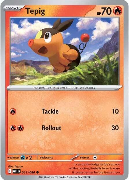 Tepig (011/086) [Scarlet & Violet: White Flare] | Exor Games Summserside