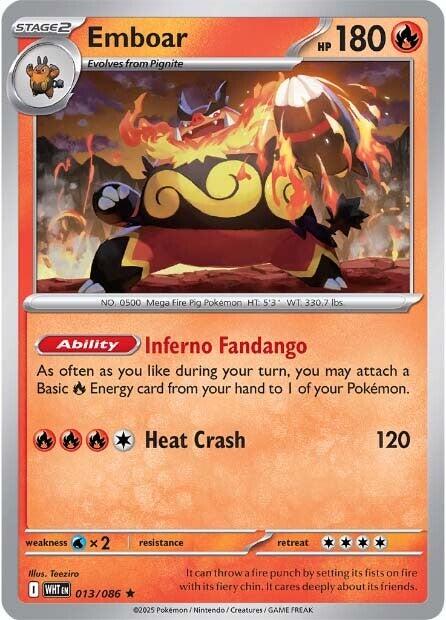 Emboar (013/086) [Scarlet & Violet: White Flare] | Exor Games Summserside