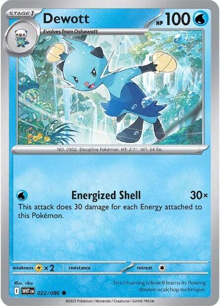 Dewott (022/086) [Scarlet & Violet: White Flare] | Exor Games Summserside