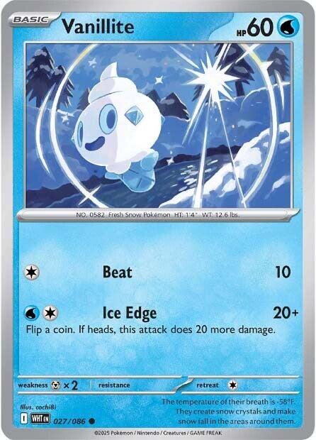 Vanillite (027/086) [Scarlet & Violet: White Flare] | Exor Games Summserside