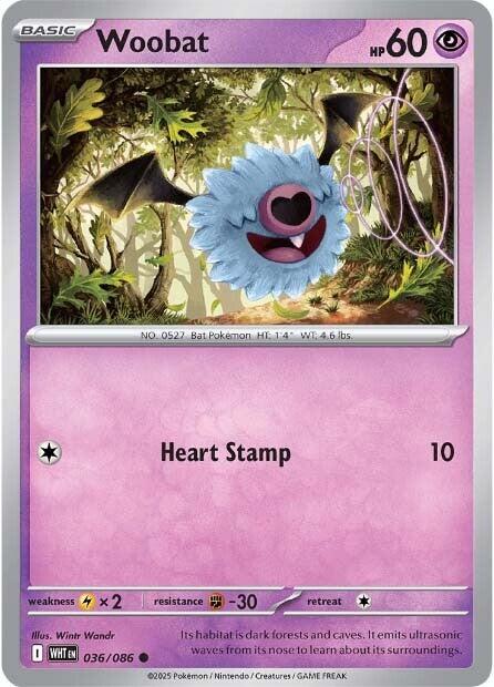 Woobat (036/086) [Scarlet & Violet: White Flare] | Exor Games Summserside