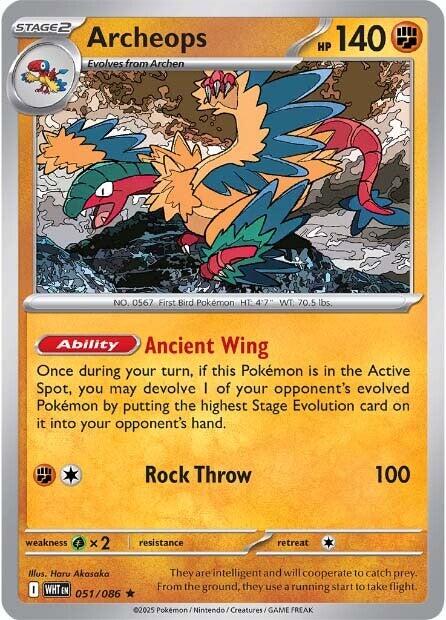 Archeops (051/086) [Scarlet & Violet: White Flare] | Exor Games Summserside