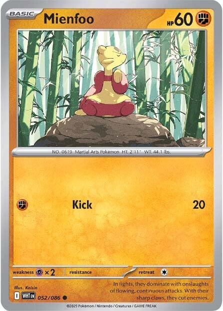 Mienfoo (052/086) [Scarlet & Violet: White Flare] | Exor Games Summserside