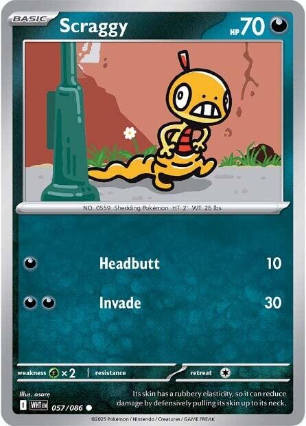 Scraggy (057/086) [Scarlet & Violet: White Flare] | Exor Games Summserside