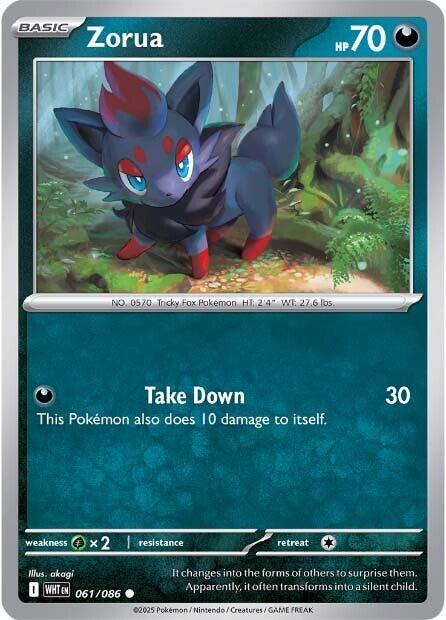 Zorua (061/086) [Scarlet & Violet: White Flare] | Exor Games Summserside
