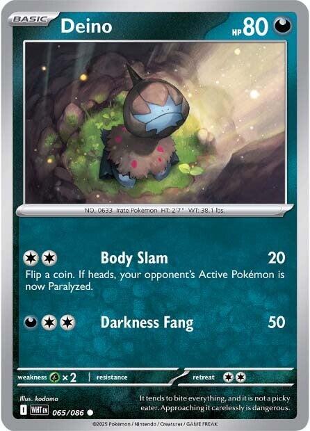 Deino (065/086) [Scarlet & Violet: White Flare] | Exor Games Summserside